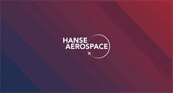Desktop Screenshot of hanse-aerospace.net