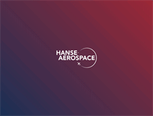 Tablet Screenshot of hanse-aerospace.net